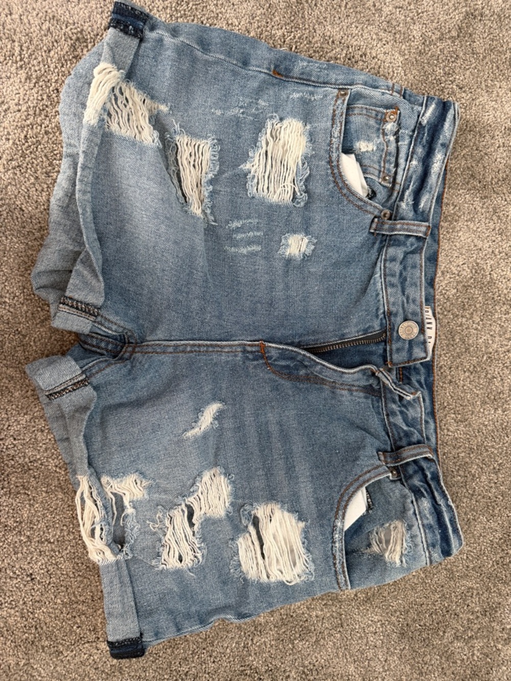 Blank Paige Light Blue Denim Shorts